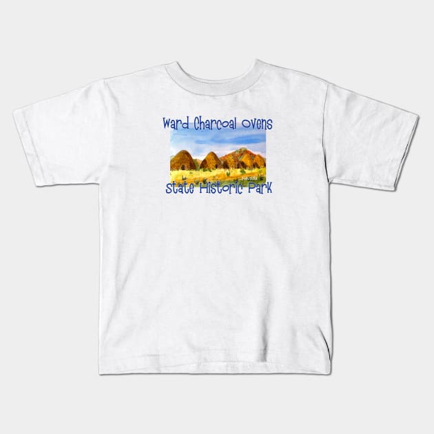 Ward Charcoal Ovens State Historic Park, Nevada Kids T-Shirt by MMcBuck